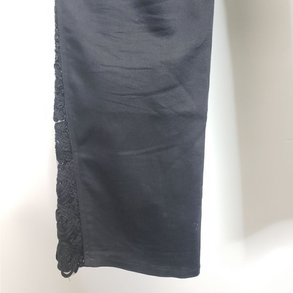 Sandro Seville Lace Panel Pants Size 38 - Picture 6 of 9